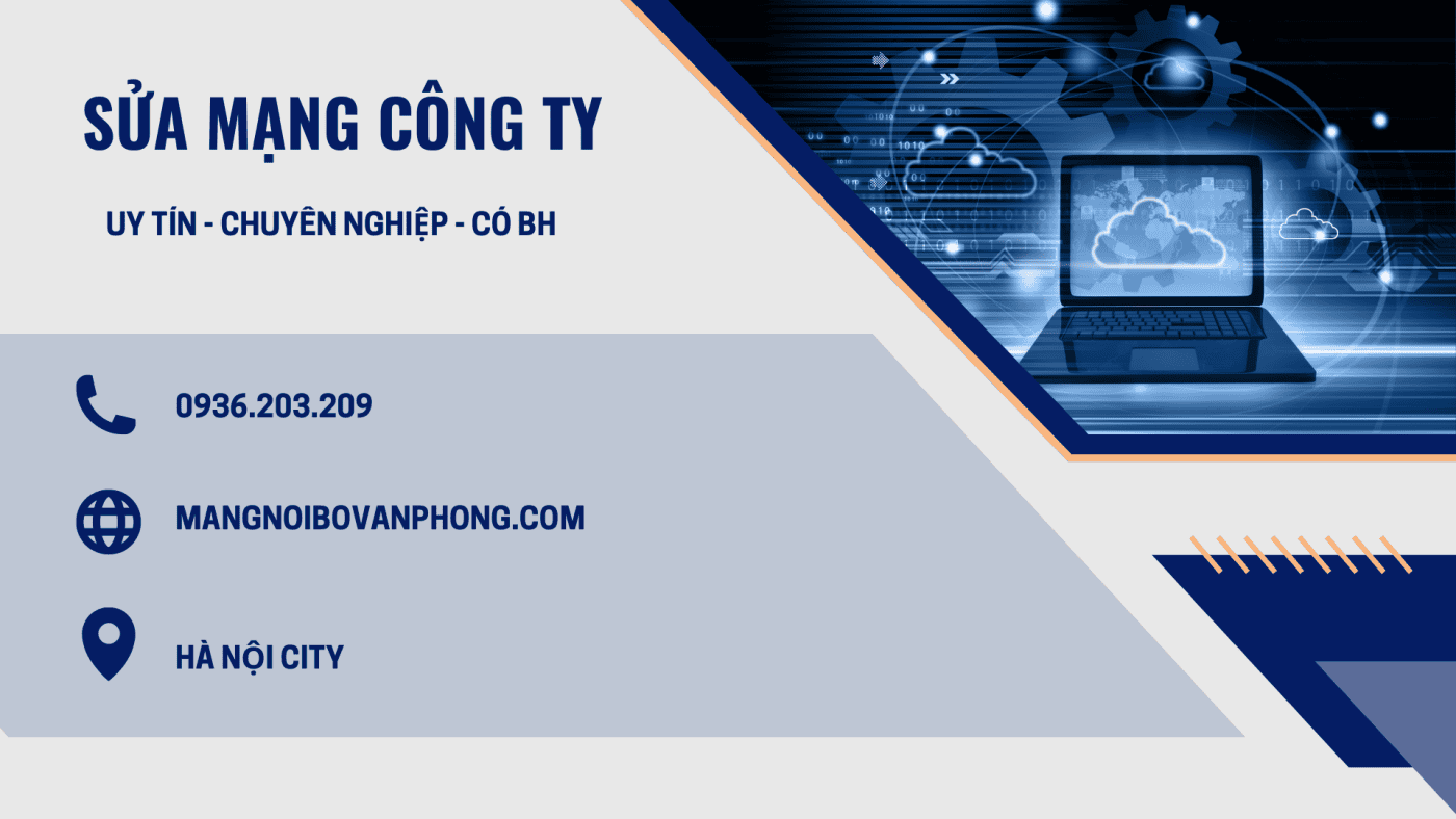 Lắp đặt hệ thống mạng LAN văn phòng